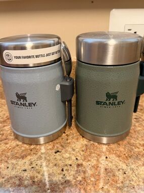 Stanley Duo Camp Mugs in Sage Green and Dusty Blue